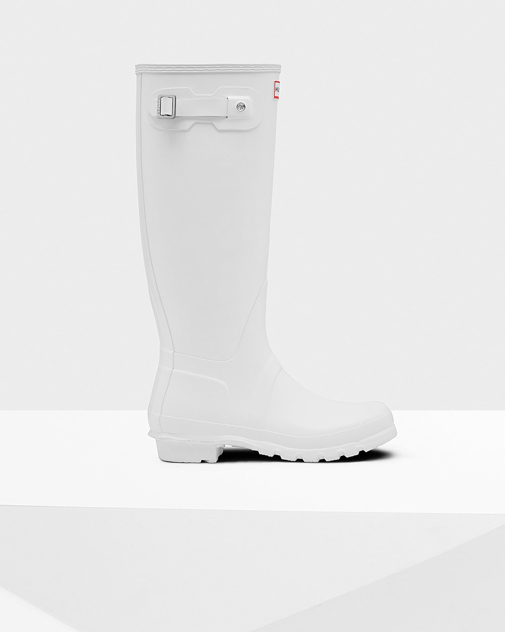 Womens Tall Rain Boots - Hunter Original (81NOJAPKE) - White